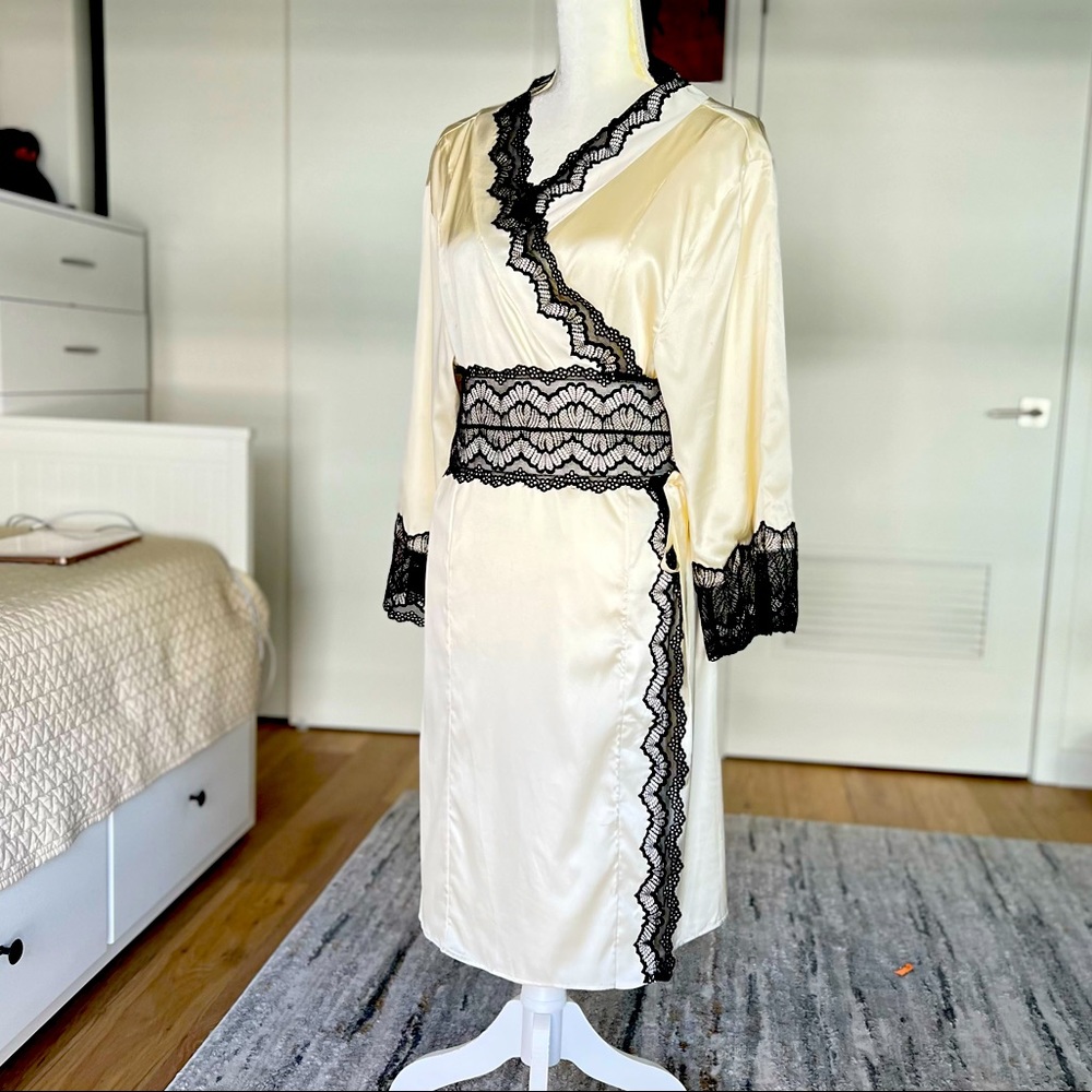 Brand new “Unspoken” silk robe